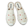 Bone White Palm Tree  Espadrille Ladies Sandals