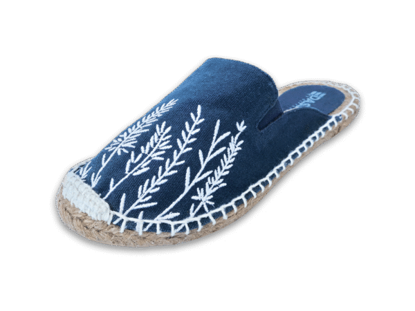 Blue Wing Teal Lavender Espadrille Ladies Sandals