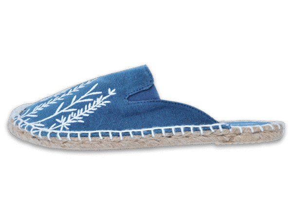 Blue Wing Teal Lavender Espadrille Ladies Sandals