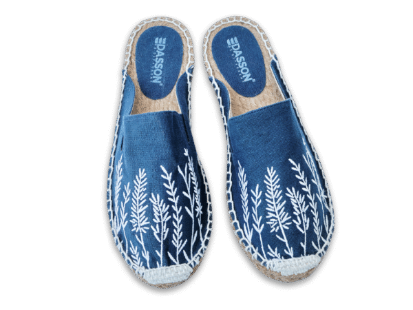 Blue Wing Teal Lavender Espadrille Ladies Sandals