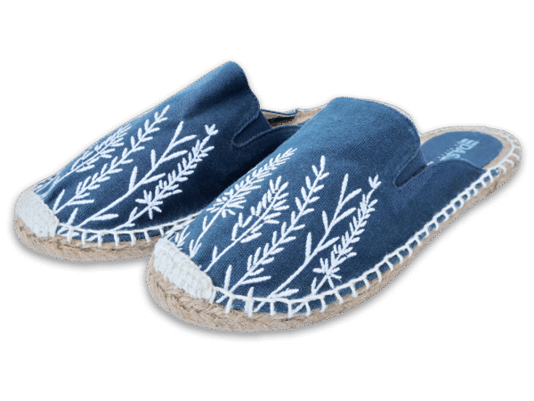 Blue Wing Teal Lavender Espadrille Ladies Sandals