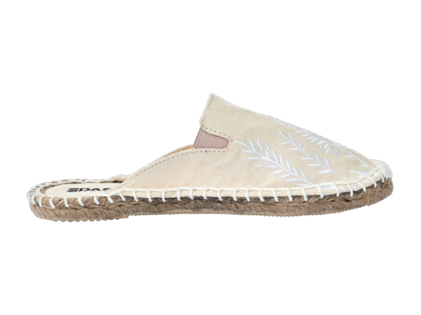 Pearl Ivory Lavender Espadrille Ladies Sandals