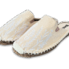 Pearl Ivory Lavender Espadrille Ladies Sandals