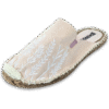 Coconut Cream Lavender Espadrille Ladies Sandals
