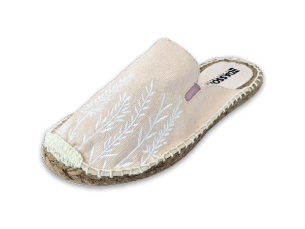 Coconut Cream Lavender Espadrille Ladies Sandals