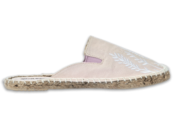 Coconut Cream Lavender Espadrille Ladies Sandals