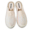 Coconut Cream Lavender Espadrille Ladies Sandals