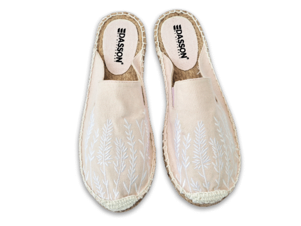 Coconut Cream Lavender Espadrille Ladies Sandals