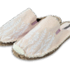 Coconut Cream Lavender Espadrille Ladies Sandals