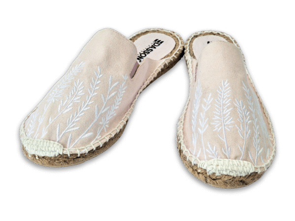 Coconut Cream Lavender Espadrille Ladies Sandals