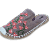 Jet Black Bougainvillea Espadrille Ladies Sandals