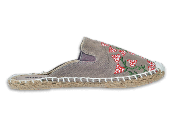 Jet Black Bougainvillea Espadrille Ladies Sandals
