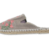 Jet Black Bougainvillea Espadrille Ladies Sandals