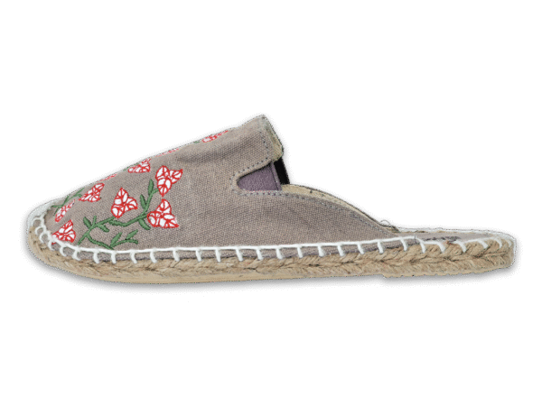Jet Black Bougainvillea Espadrille Ladies Sandals