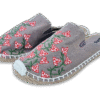 Jet Black Bougainvillea Espadrille Ladies Sandals