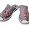 Jet Black Bougainvillea Espadrille Ladies Sandals
