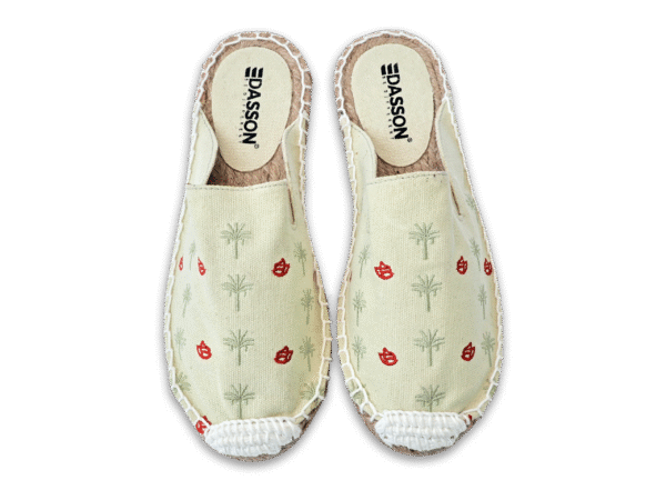 Bog Palm Tree  Espadrille Ladies Sandals
