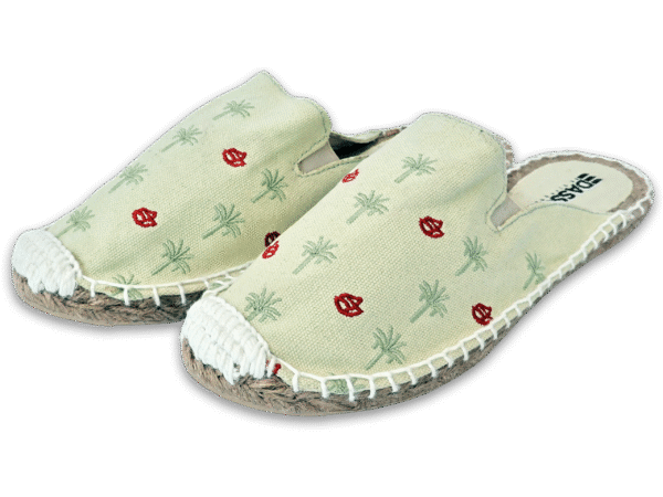 Bog Palm Tree  Espadrille Ladies Sandals