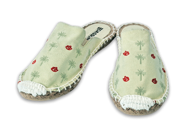 Bog Palm Tree  Espadrille Ladies Sandals