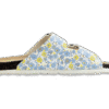 Azure Petal Cork Sandals