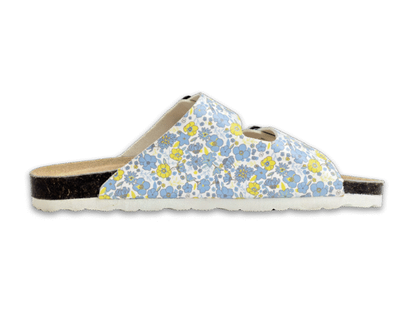 Azure Petal Cork Sandals