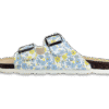 Azure Petal Cork Sandals