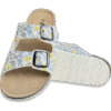Azure Petal Cork Sandals
