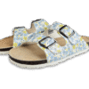 Azure Petal Cork Sandals
