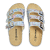 Azure Bloom Cork Sandals