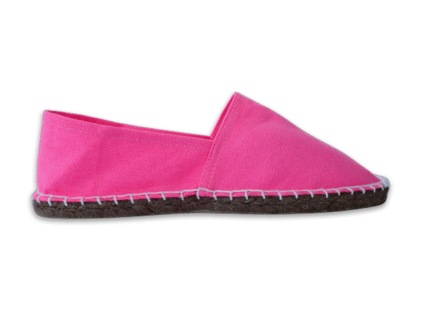 Pink Canvas Espadrille Ladies Sandals