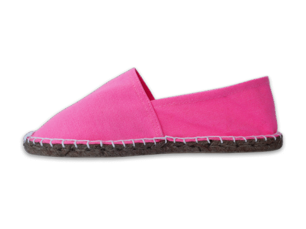 Pink Canvas Espadrille Ladies Sandals