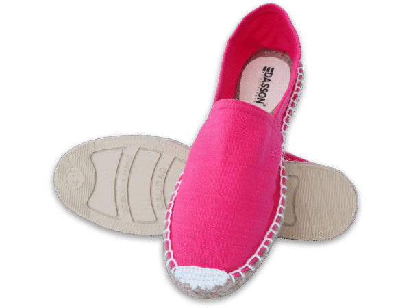 Pink Canvas Espadrille Ladies Sandals