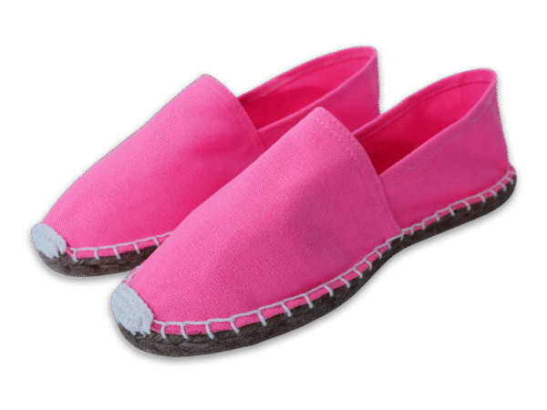 Pink Canvas Espadrille Ladies Sandals