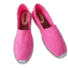 Pink Canvas Espadrille Ladies Sandals