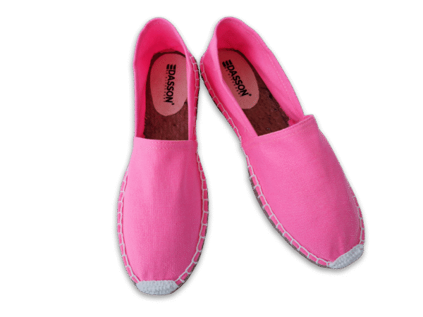 Pink Canvas Espadrille Ladies Sandals