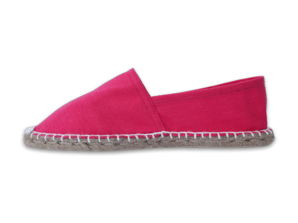 Red Canvas Espadrille Ladies Sandals