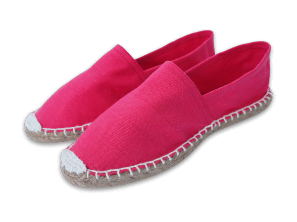 Red Canvas Espadrille Ladies Sandals