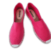 Red Canvas Espadrille Ladies Sandals