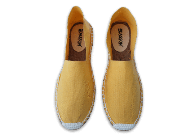 Yellow Canvas Espadrille Ladies Sandals