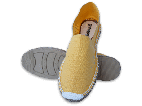 Yellow Canvas Espadrille Ladies Sandals