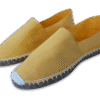 Yellow Canvas Espadrille Ladies Sandals