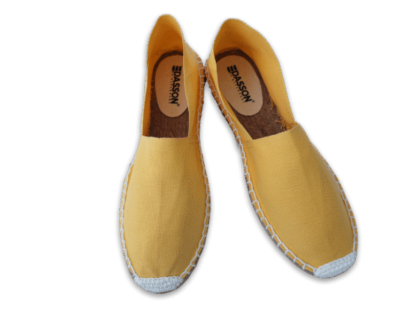 Yellow Canvas Espadrille Ladies Sandals