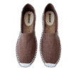 Brown Canvas Espadrille Men's Sandals