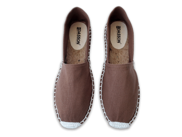 Brown Canvas Espadrille Men's Sandals