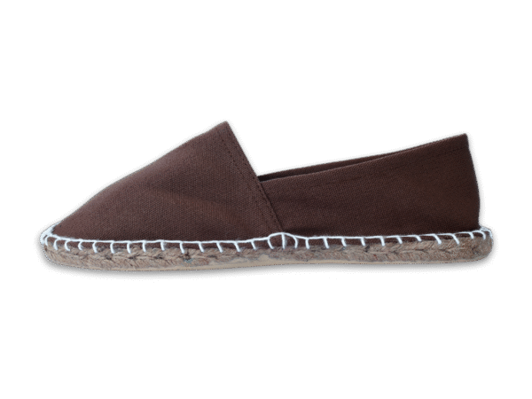 Brown Canvas Espadrille Men's Sandals