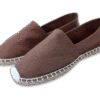 Brown Canvas Espadrille Men's Sandals