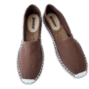 Brown Canvas Espadrille Men's Sandals