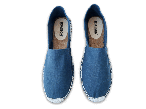 Blue Canvas Espadrille Ladies Sandals
