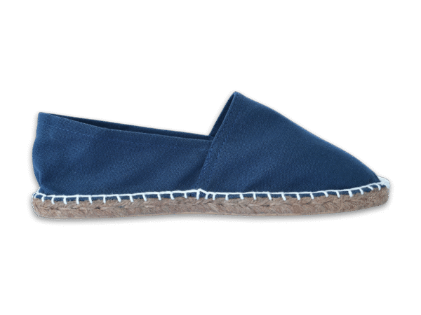 Blue Canvas Espadrille Ladies Sandals