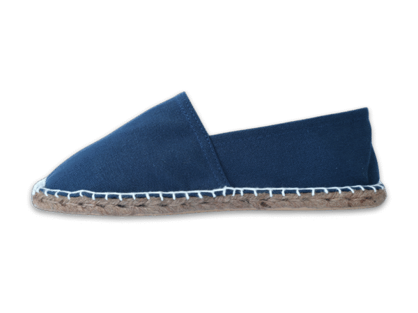 Blue Canvas Espadrille Ladies Sandals